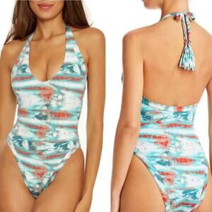 NWOT ISABELLA ROSE Women’s Tie-Dye One-Piece Swimsuit  - Sz Large